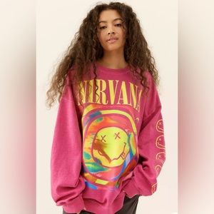 Oversized nirvana sweatshirt
